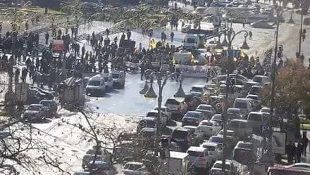 Через акцію у центрі Києва автомобільні затори сягнули п’яти балів