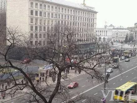 У центрі столиці почався черговий збір людей