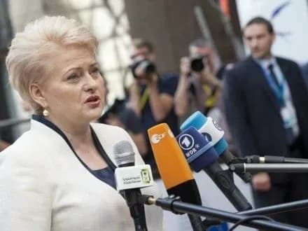 Д.Грібаускайте: санкції щодо РФ уже погоджені