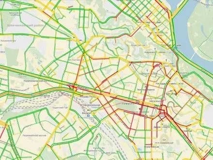 Затори в Києві сягнули семи балів