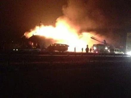 На Рівненщині горів ресторан