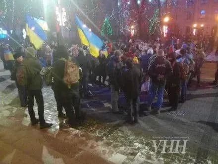 Факельное шествие прошло в Днепре