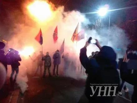 Річницю від дня народження С.Бандери відзначили у Житомирі смолоскипною ходою