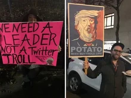 У Нью-Йорку на мітинг проти Д.Трампа зібралися зірки та мер міста