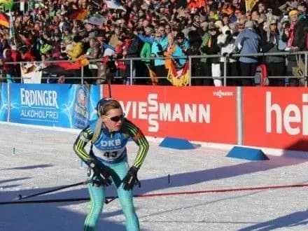 Біатлоністка А.Меркушина виборола бронзову медаль на чемпіонаті Європи