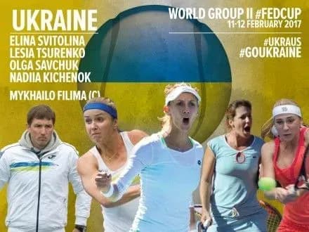 Е.Світоліна та Л.Цуренко візьмуть участь у матчі Кубка Федерацій проти Австралії