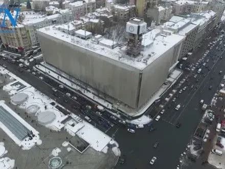 Три роки тому у Києві горів Будинок профспілок - аерозйомка