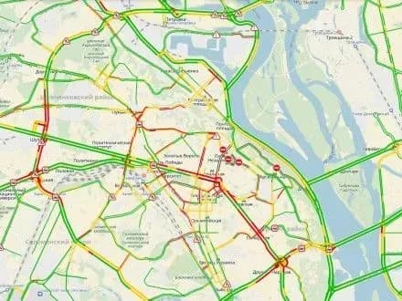 Автомобільні затори в столиці сягнули семи балів