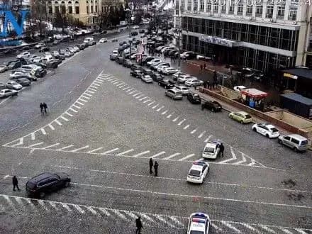 У Києві відновлено рух транспорту по вул.Грушевського