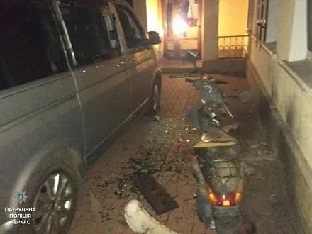 У дворі жителів Черкас пролунав вибух