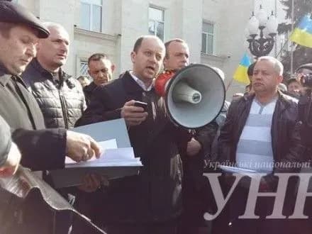 Херсонські рибалки розпочали пікет під ОДА