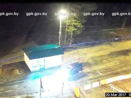 Невідомі на джипі намагалися прорватися з України до Білорусі