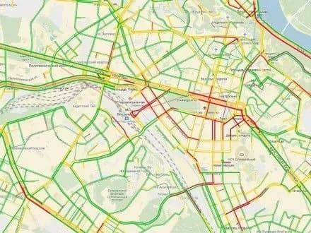 Пробки в столице достигли шести баллов