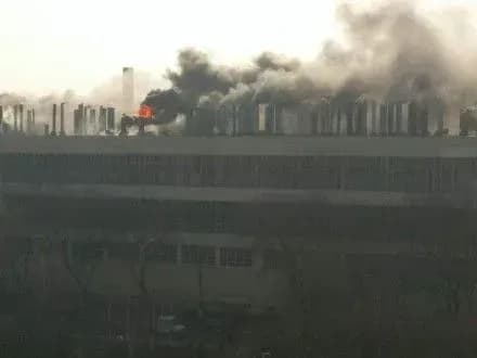 Через пожежу на велозаводі в Харкові постраждали двоє чоловіків - ДСНС
