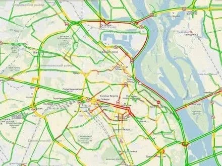 Затори у Києві сягнули семи балів