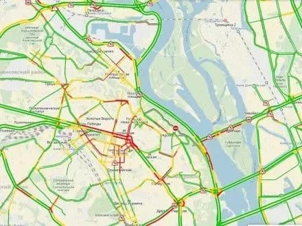 Затори у Києві сягнули шести балів