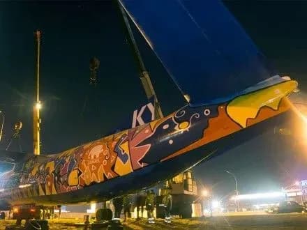 У Києві до Євробачення презентували новий арт-літак