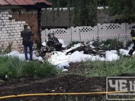 Легкомоторний літак упав на Чернігівщині (доповнено)