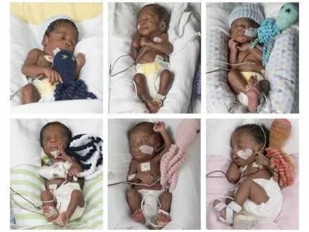 У США жінка народила відразу шістьох дітей