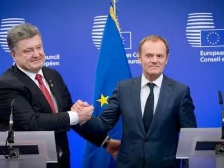 П.Порошенко и Д.Туск скоординировали график вступления в силу Соглашения об ассоциации