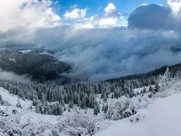Завтра у Карпатах очікують дощ з мокрим снігом