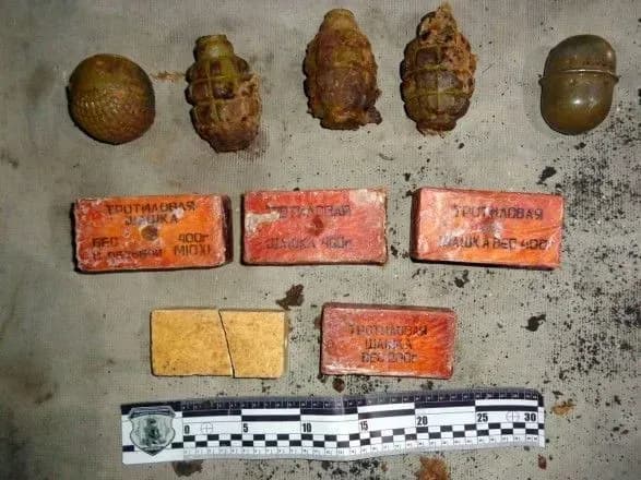 Під Маріуполем поліцейські знешкодили схованку з боеприпасами