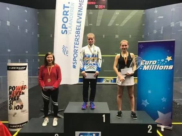 Українка тріумфувала на юніорському міжнародному турнірі зі сквошу