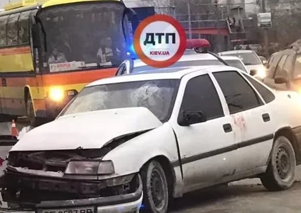 Из-за ДТП в столице госпитализировали двух человек