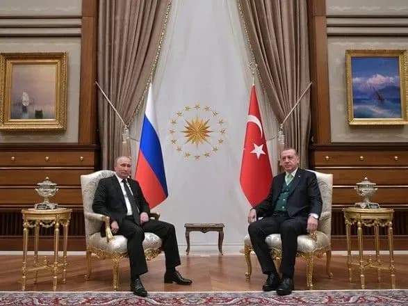Путін обговорив з Ердоганом ситуацію в Сирії