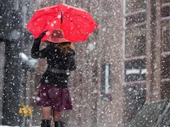 В Киеве ночью ожидается дождь с мокрым снегом