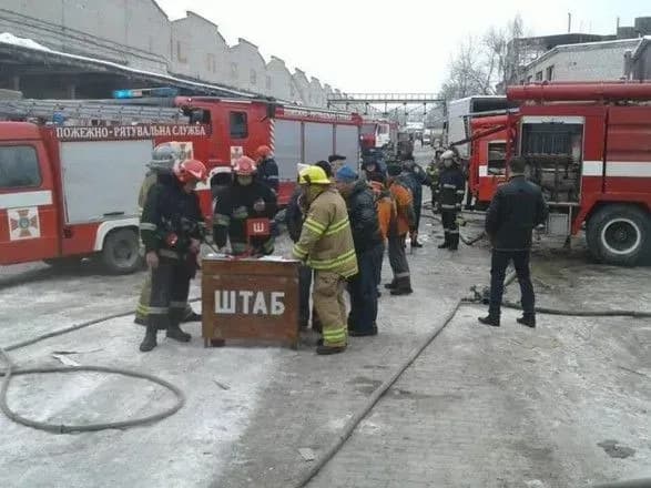 У Львові горів склад з рибою