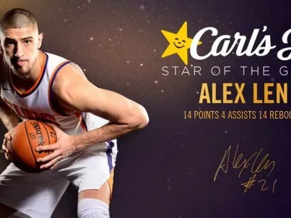 Шостий дабл-дабл Леня допоміг "Фініксу" обіграти "Даллас"