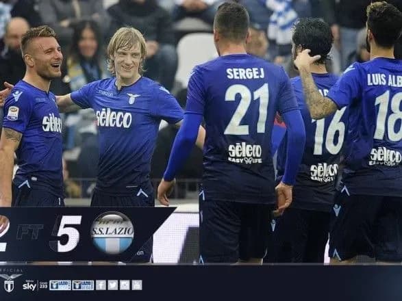 Нападник "Лаціо" Іммобіле оформив перший в кар'єрі покер