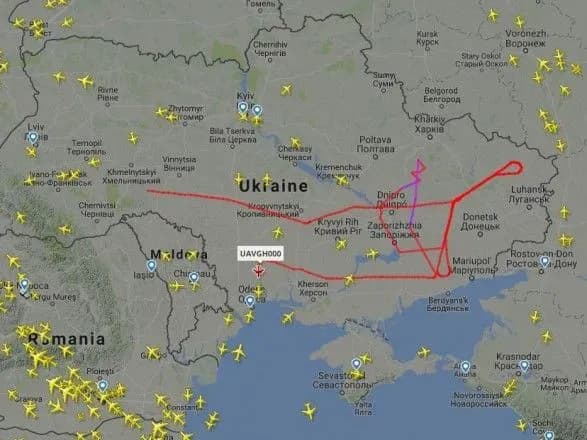 У небі над Україною зафіксували політ американського безпілотника