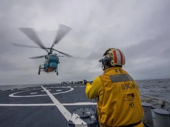 ВМС Украины и эсминец США провели совместные учения