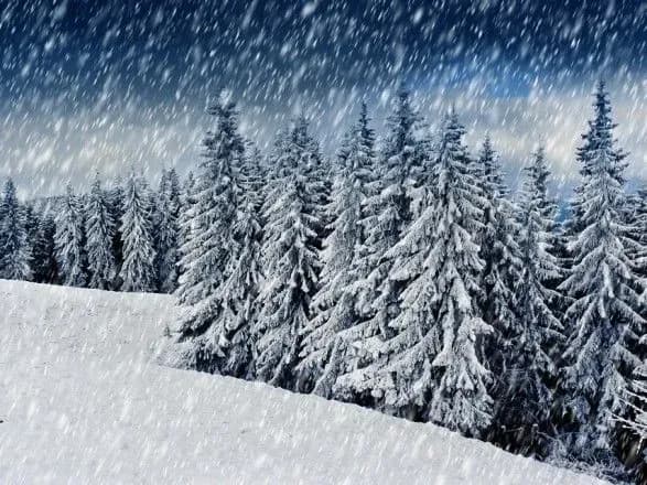 Карпаты завтра засыплет мокрым снегом
