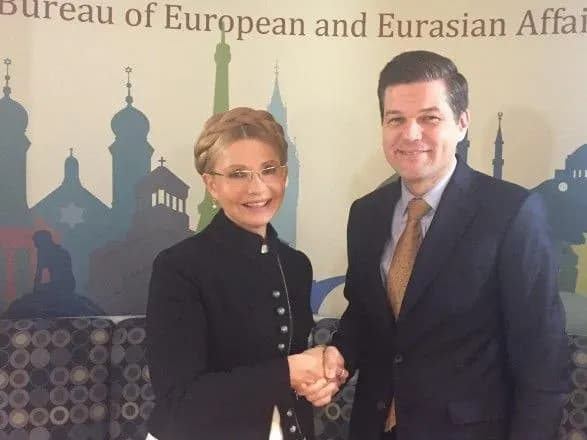 Юлія Тимошенко у США обговорила боротьбу з корупцією в Україні