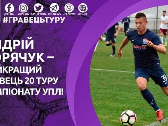Нападника "Маріуполя" визнано найкращим футболістом 20 туру УПЛ