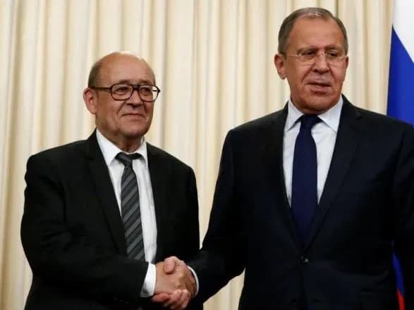 Лавров завтра обговорить з головою МЗС Франції питання України