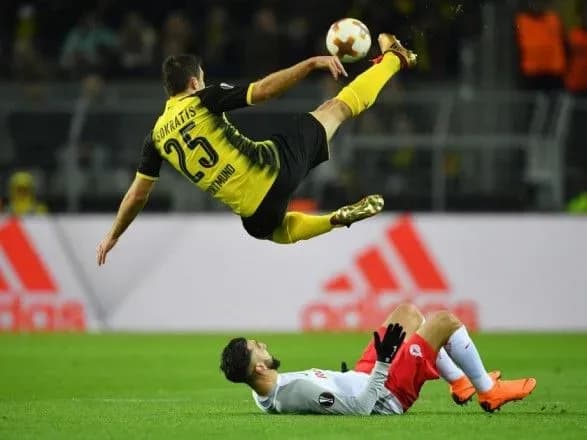 Клуб Ярмоленко проиграл первый поединок 1/8 финала Лиги Европы