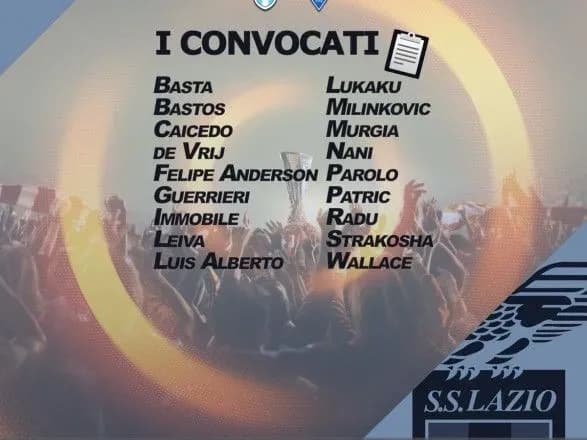 Капітан "Лаціо" не потрапив до заявки на матч із "Динамо"