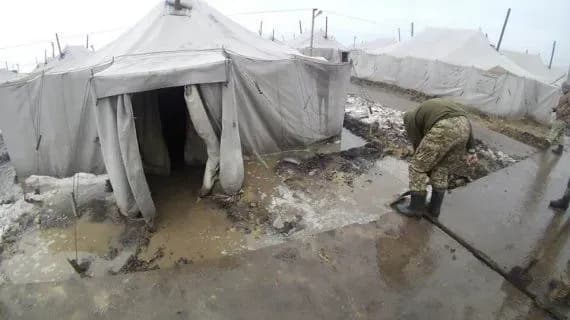 Свідок розповів, як загорівся військовий намет на полігоні "Широкий лан"