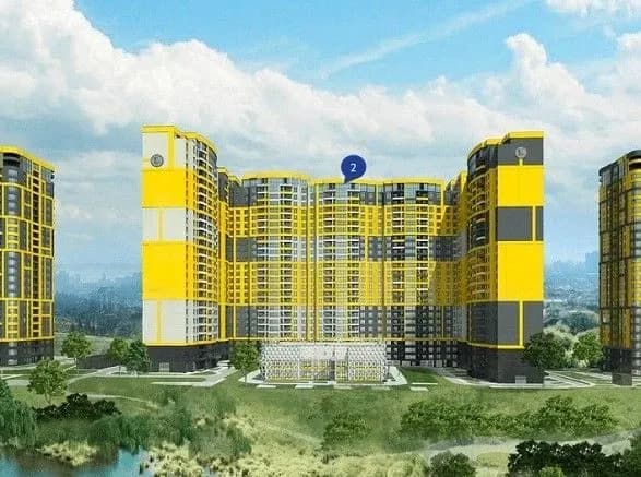 Будівництво ЖК "Медовий" досягло рівня 17 поверху