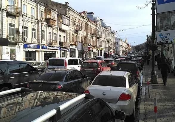 Рівень заторів в столиці становить 7 балів