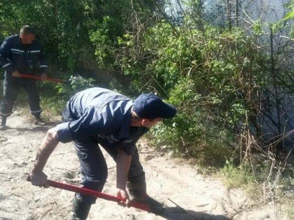 В столиці на Трухановому острові сталася пожежа