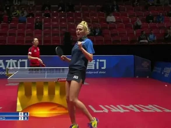 Українська збірна вперше в історії пробилася до 1/4 фіналу ЧС з настільного тенісу