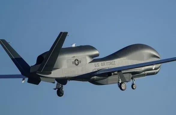 Безпілотник ВПС США здійснив обліт українсько-російського кордону та Донбасу