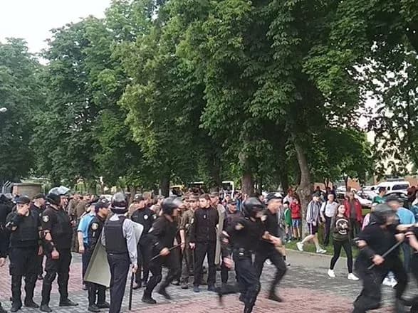 Під час футбольного матчу у Черкасах відбулися сутички
