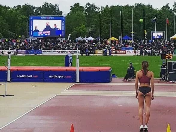 Українська стрибунка тріумфувала на легкоатлетичному турнірі у Німеччині