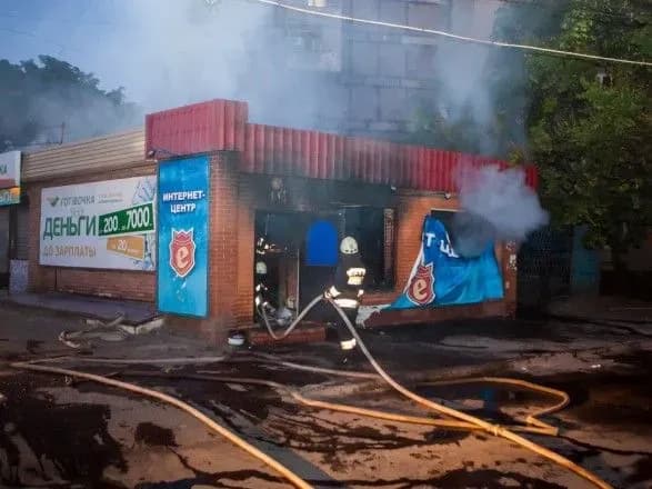 У Дніпрі горів зал ігрових автоматів